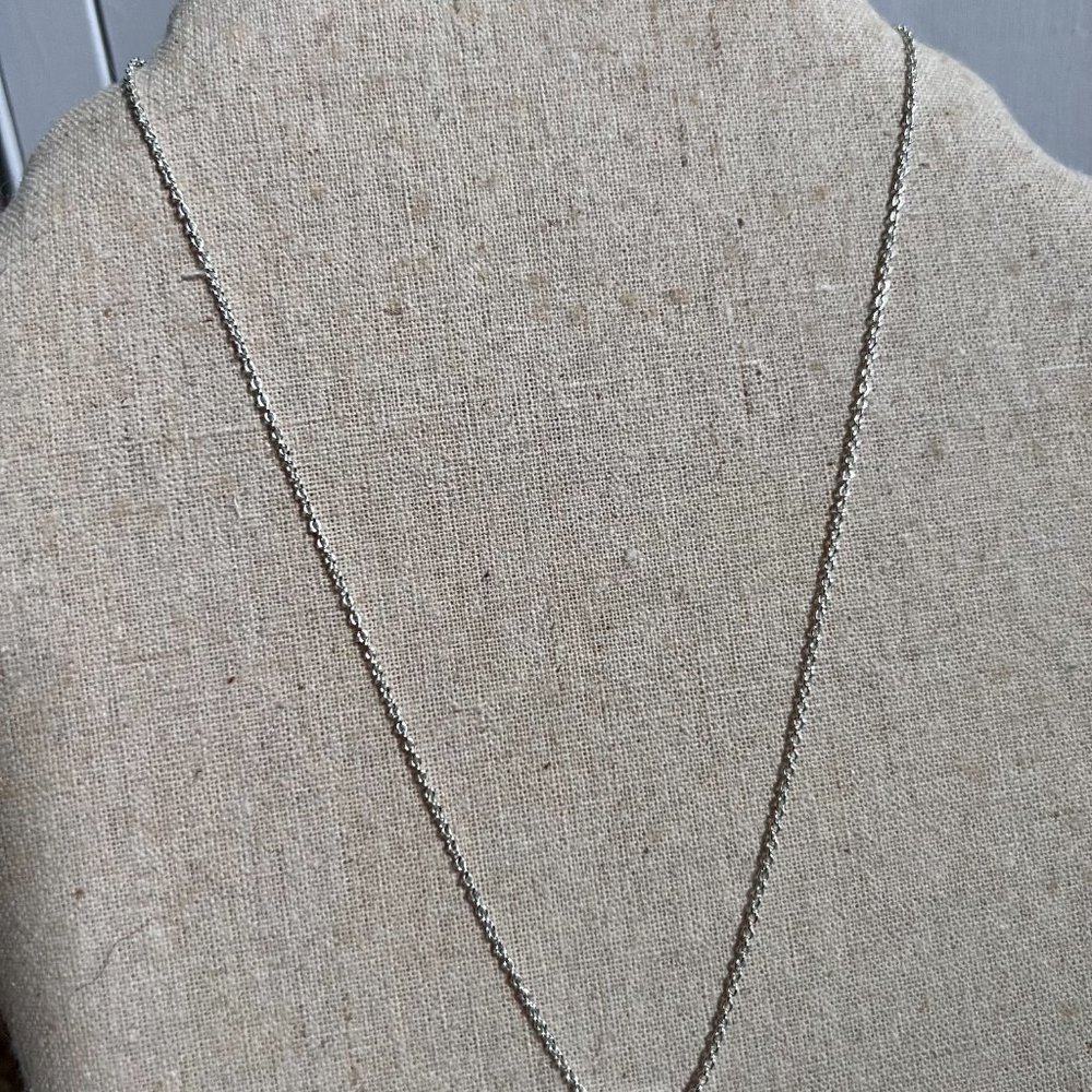 Stella And Dot Two-Layer Triangle Stone Necklace - image 4